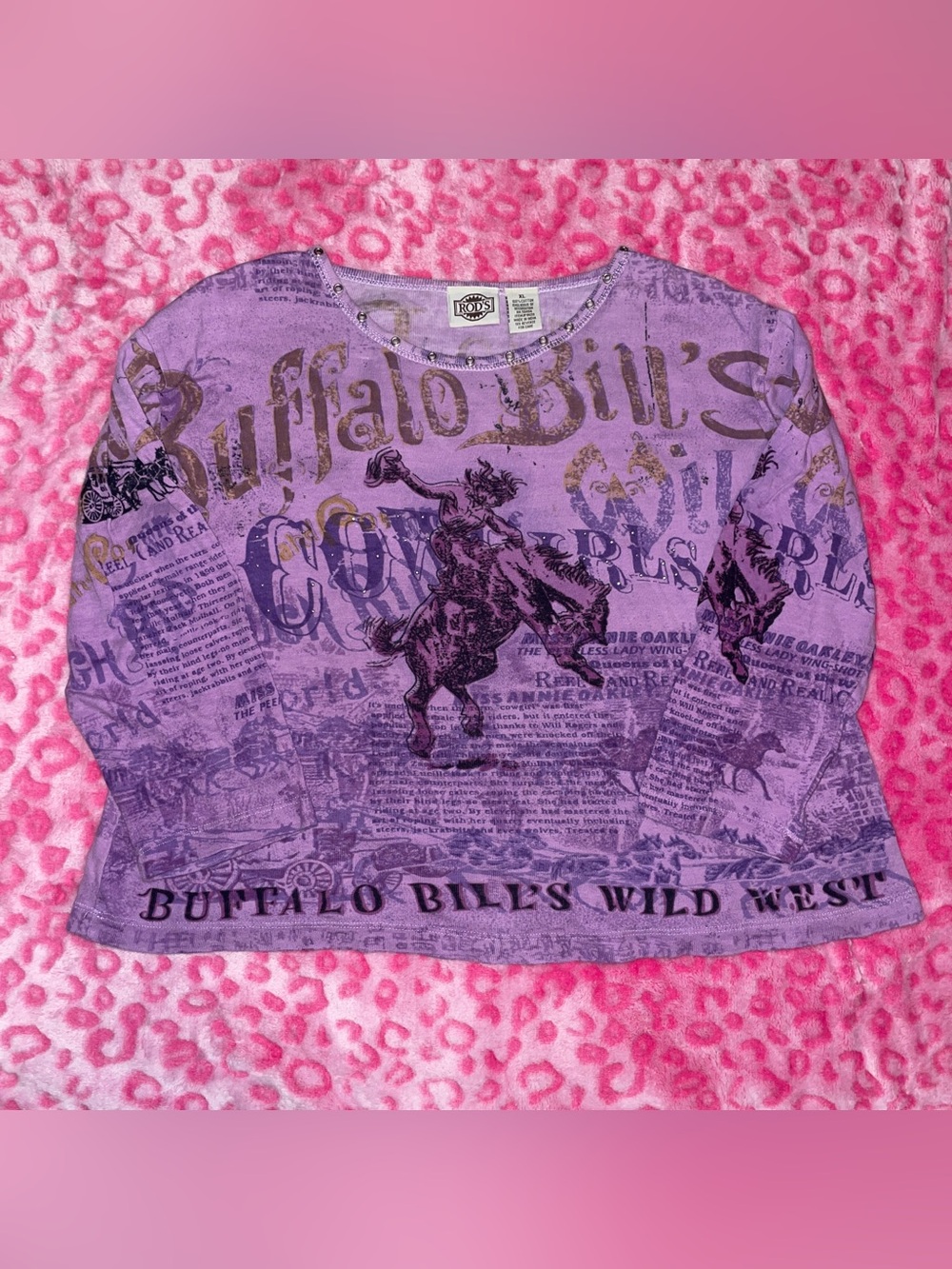 vintage y2k Rod’s Buffalo Bill’s Wild West Cowgirls top